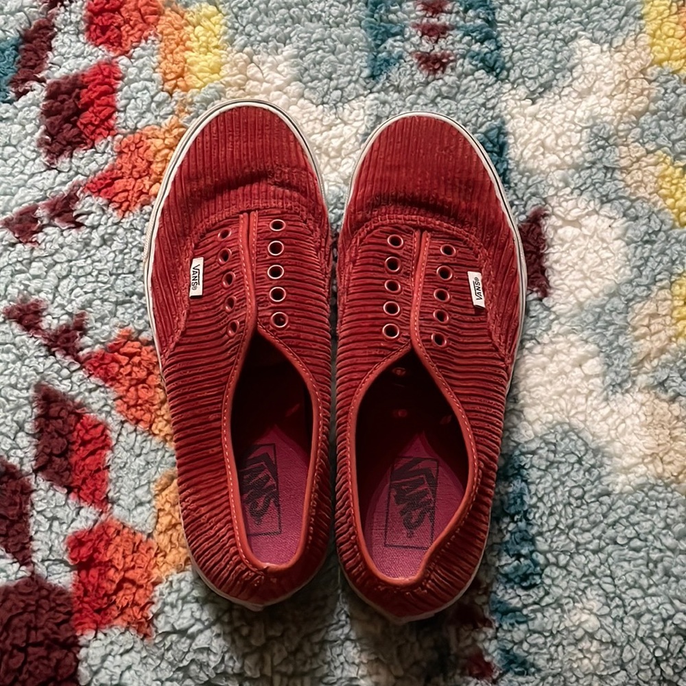 Red used Vans.